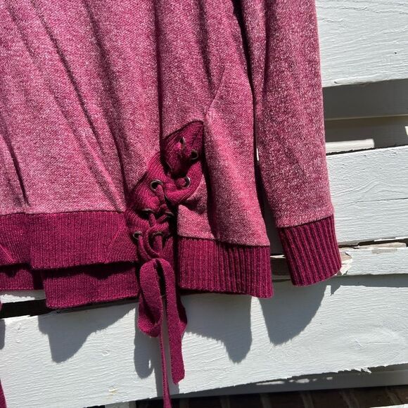Maurices Lace Up Bottom Sweater - Picture 3 of 10